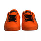 Dolce & Gabbana Orange Portofino Logo Tape Men Sneakers Shoes