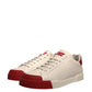 Dolce & Gabbana White Leather Logo Portofino Sneakers Shoes