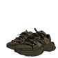 Dolce & Gabbana Military Green Space Low Top Sneakers Shoes