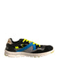 Dolce & Gabbana Multicolor Suede Low Top Sneakers Shoes