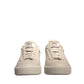 Dolce & Gabbana White Miami Leather Low Top Sneakers Shoes