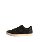 Dolce & Gabbana Black Logo Suede Leather Men Sneakers Shoes