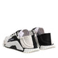 Dolce & Gabbana White Black NS1 Low Top Sneakers Shoes