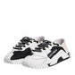 Dolce & Gabbana White Black NS1 Low Top Sneakers Shoes