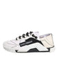 Dolce & Gabbana White Black NS1 Low Top Sneakers Shoes