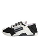 Dolce & Gabbana White Black NS1 Low Top Sneakers Shoes
