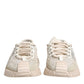 Dolce & Gabbana White Lace NS1 Low Top Sneaker Sports Shoes