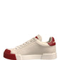 Dolce & Gabbana Shoes White Leather Logo Portofino Sneakers