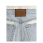 Alexander Wang Denim Shorts with silk insert