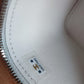 Chanel White Matelasse Lambskin Gold Chain Shoulder Vanity Mirror