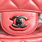 Chanel Pink Vinyl Leather Backpack Purse Bag