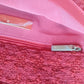 Chanel Red Tweed 2WAY Hand Chain Medium Shoulder Bag Purse
