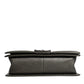 Chanel Dark Green Leather Shoulder Bag Gray Metal Purse Bag