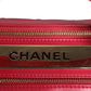 Chanel Pink Seal Matelasse Chain CC Lamb Skin Leather Bag
