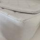 Chanel White Medium Classic DIANA Shoulder Bag Gold Plated Purse
