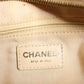 Chanel Beige Caviar De Coco Chain Leather Purse Bag