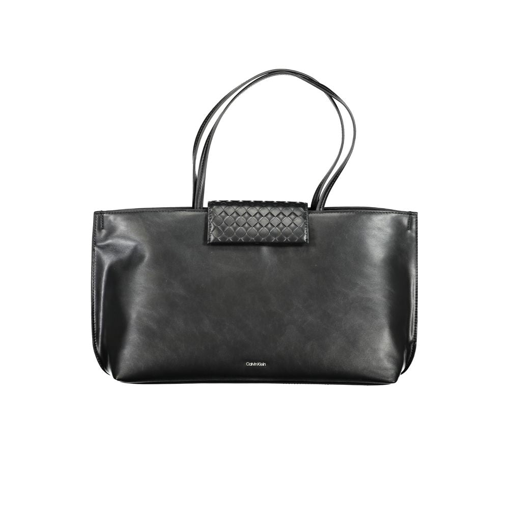 Calvin Klein Black Polyester Handbag