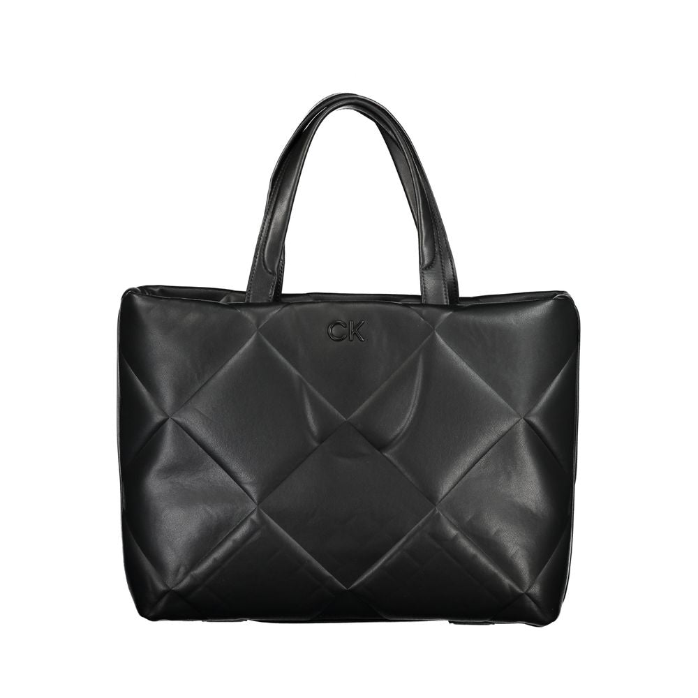 Calvin Klein Black Cotton Handbag