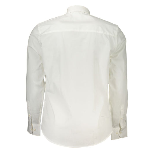 North Sails White Cotton Men Shirt