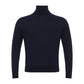 Colombo Blue Cashmere Turtleneck