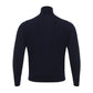 Colombo Blue Cashmere Turtleneck