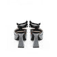 MACH & MACH Chic Black Leather Platforms for Elevated Style