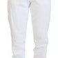 Dolce & Gabbana White Cotton Women Sweatpants Trouser Pants