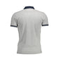 La Martina Gray Cotton Men Polo Shirt