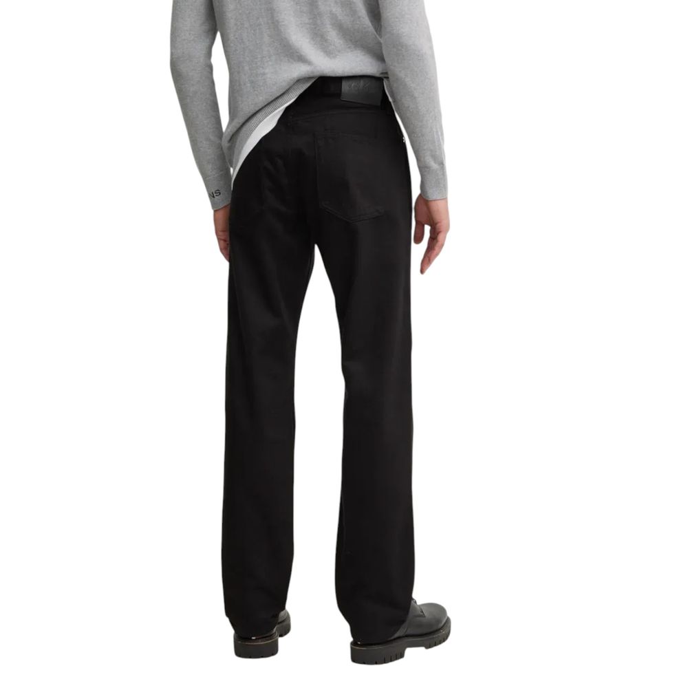 Calvin Klein Jeans Black Cotton Jeans & Pant