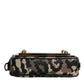 Dolce & Gabbana Multicolor Leopard Jacquard DG Logo Crossbody Bag