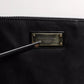 Dolce & Gabbana Black Nylon Logo Plaque Keyring Pouch Clutch Bag