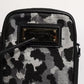 Dolce & Gabbana Multicolor Camouflage Jacquard Logo Plaque Crossbody Bag