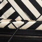 Dolce & Gabbana Black White Nylon Leather Travel Back Pack Bag