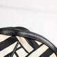Dolce & Gabbana Black White Nylon Leather Travel Back Pack Bag