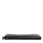 Dolce & Gabbana Black Calfskin Leather Logo Zip Around Continental Wallet