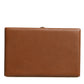 Dolce & Gabbana Brown Leather Clutch Evening Crossbody Bag