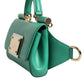 Dolce & Gabbana Emerald Green CalfskinLeather DG Logo Shoulder Bag