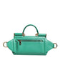 Dolce & Gabbana Emerald Green CalfskinLeather DG Logo Shoulder Bag