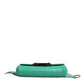 Dolce & Gabbana Emerald Green CalfskinLeather DG Logo Shoulder Bag