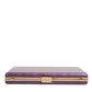 Dolce & Gabbana Purple Leather Clutch Evening Crossbody Bag
