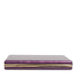 Dolce & Gabbana Purple Leather Clutch Evening Crossbody Bag