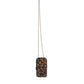 Dolce & Gabbana Brown Leopard Print Dauphine Leather Zip Around Wallet