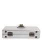Dolce & Gabbana Metallic Silver DG BOX Leather Shoulder Strap Bag