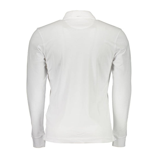 La Martina White Cotton Men Polo Shirt