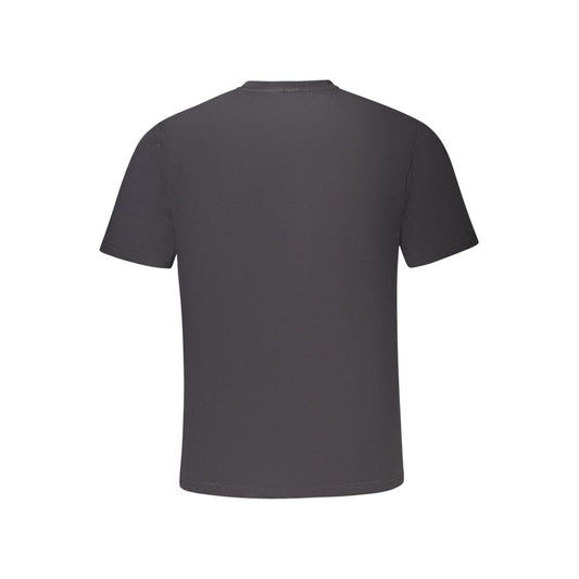 North Sails Black Cotton Men T-Shirt