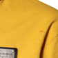 Dolce & Gabbana Yellow Logo Full Zip Hooded Sweatshirt Sweater