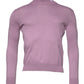 MSGM Purple Wool Knit Turtle Neck Long Sleeve Pullover Sweater