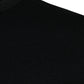 Dolce & Gabbana Black Nylon Logo Crew Neck Pullover Sweater