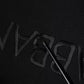 Dolce & Gabbana Black Nylon Logo Crew Neck Pullover Sweater