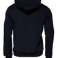 Dolce & Gabbana Blue Crown Cotton Hooded Sweatshirt Sweater